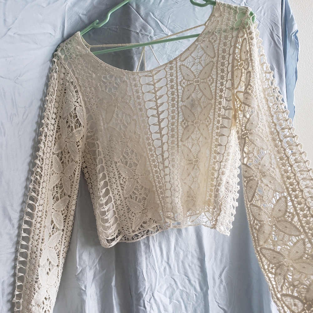 Boho long-sleeve top